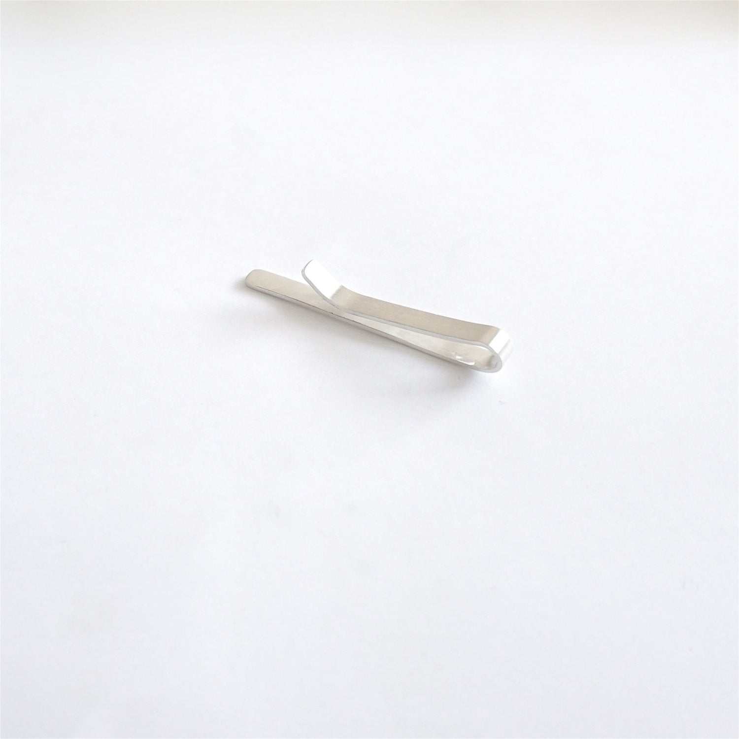 Classic 2.25" Sterling Silver Tie Clip - Simple Yet Elegant - 0226 - Virginia Wynne Designs