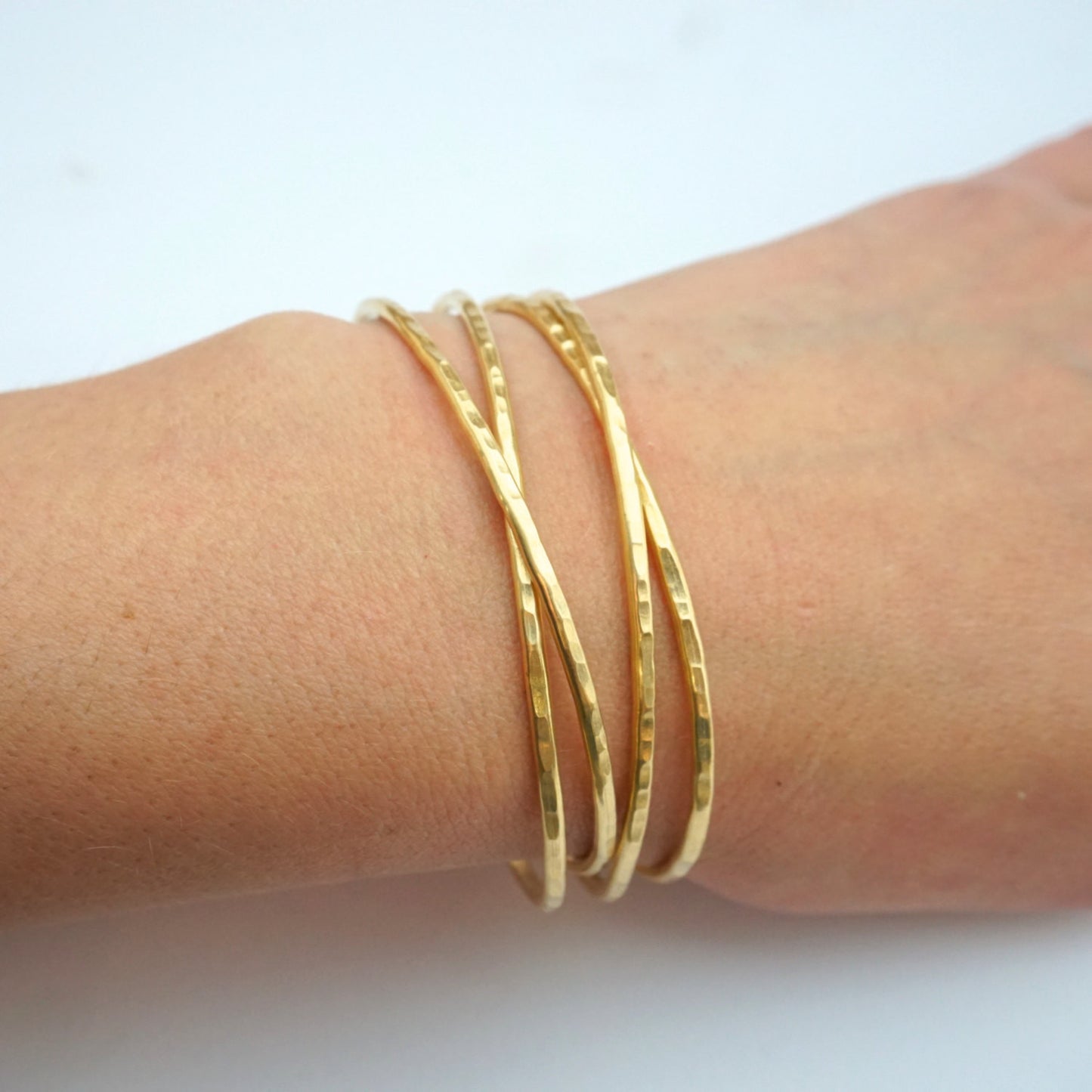 Classic Stacking Bracelets! Affordable Hand-Made Adjustable Boho Bangle Bracelets - 0079 - Virginia Wynne Designs