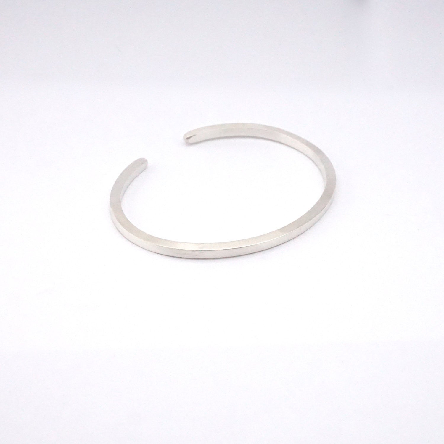 Contemporary Stylish Hand-Made Thick Square Bangle Cuff Bracelet - 0174 - Virginia Wynne Designs