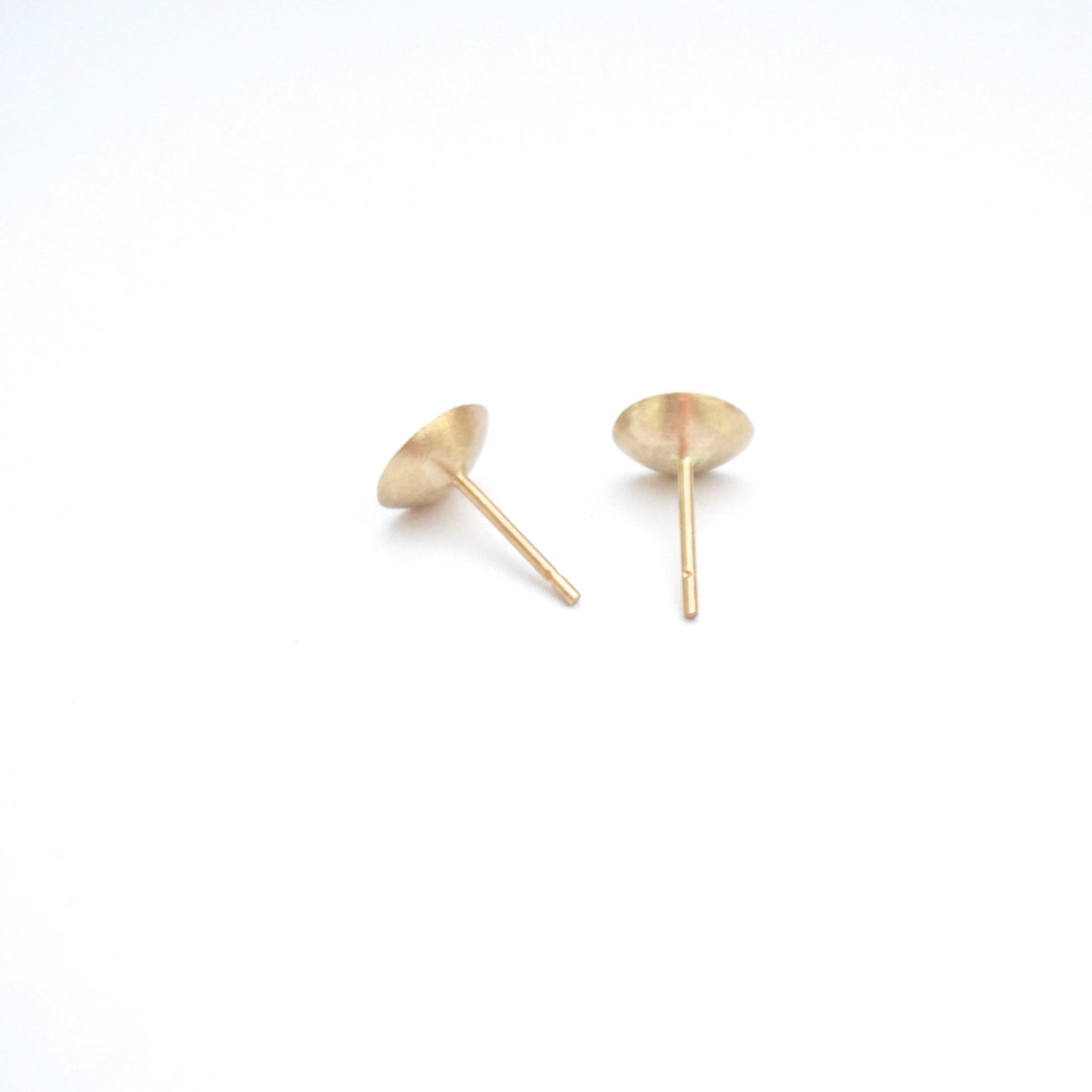 Sophisticated and Smart Hand-Crafted Freshwater Pearl Set in a Domed Concave Backing - 0085 - Virginia Wynne Designs