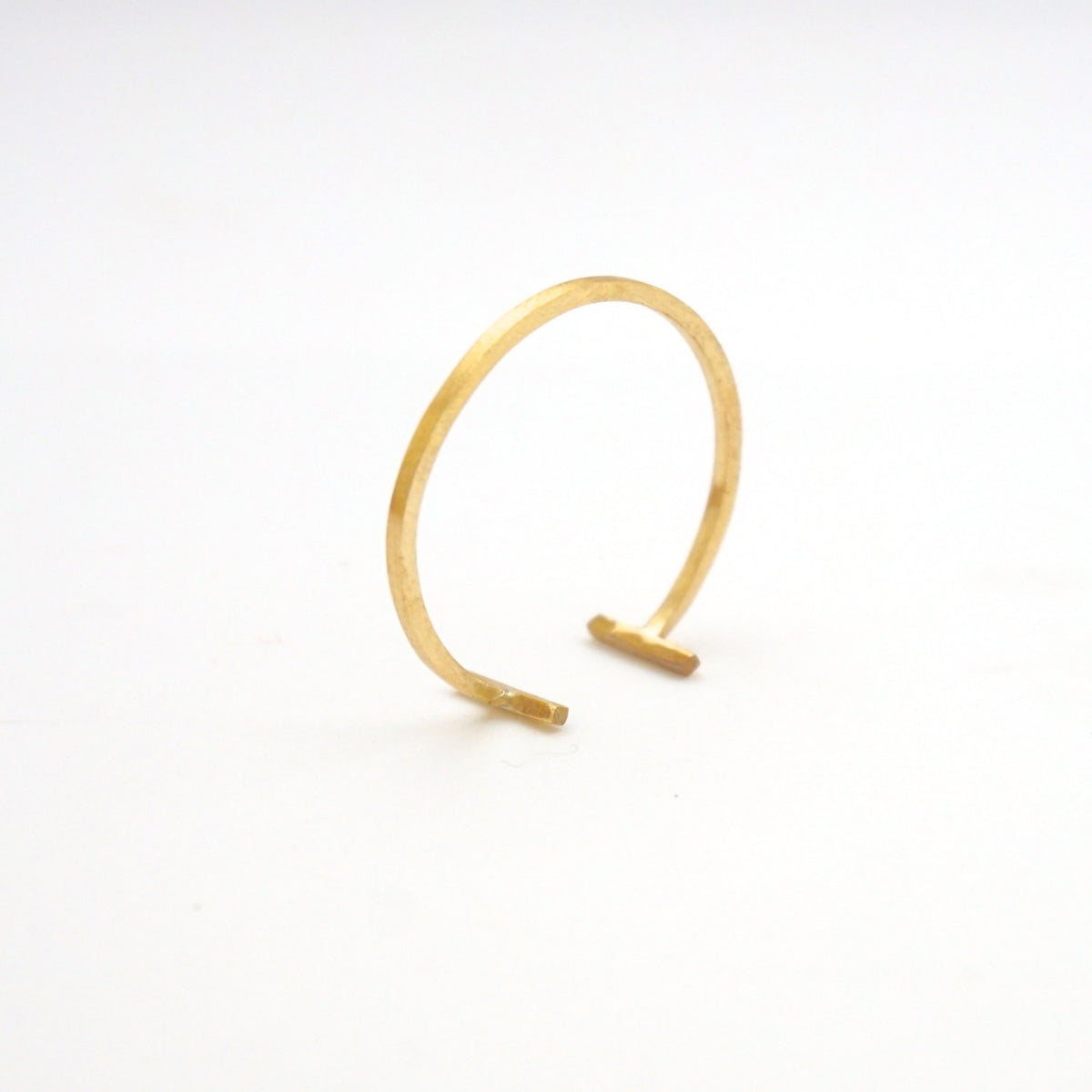 Unique & Minimalist Hand-Made Open Parallel Bar Ring - 0155 - Virginia Wynne Designs