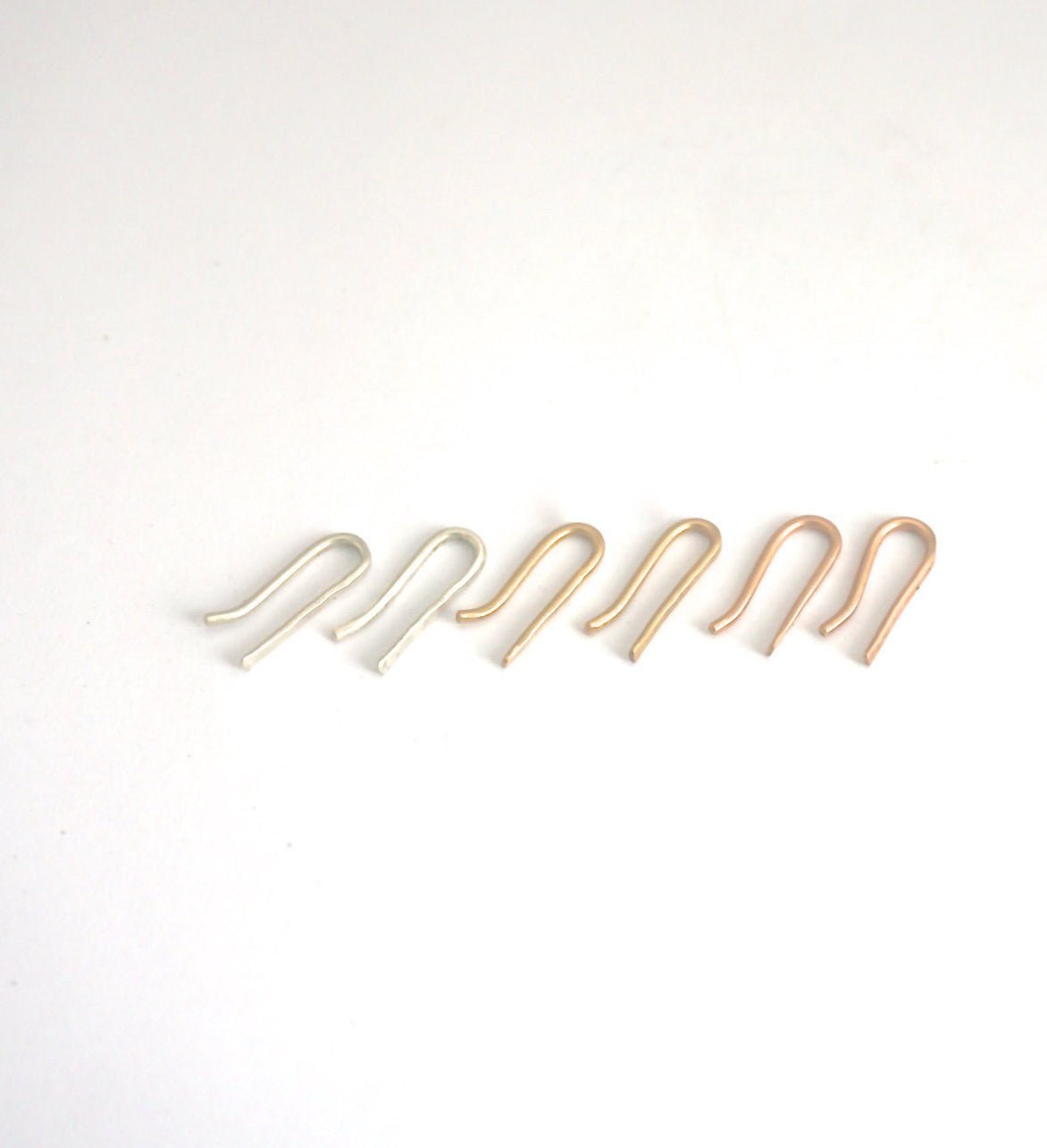 Modern Distinctive Simple Hand-Crafted Small Ear Climber Earrings - 0182 - Virginia Wynne Designs