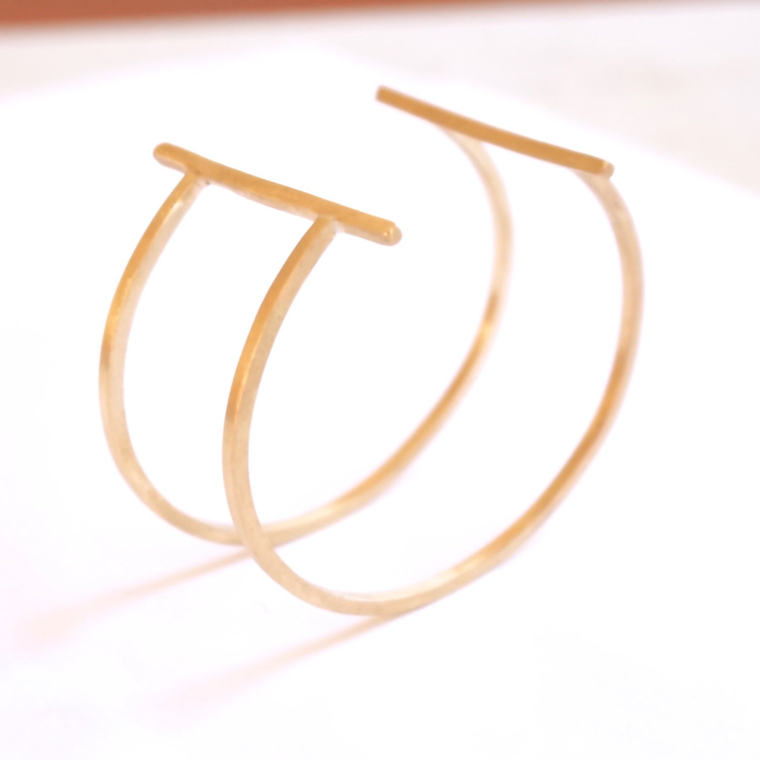 Unique and Beautiful Double T Square Hand-Made Cuff Bracelet - 0177 - Virginia Wynne Designs