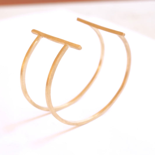 Unique and Beautiful Double T Square Hand-Made Cuff Bracelet - 0177 - Virginia Wynne Designs