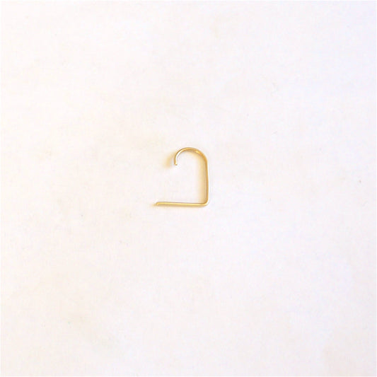 Modern and Minimalist Thin Rounded Suspender Stud Earrings - 0212 - Virginia Wynne Designs