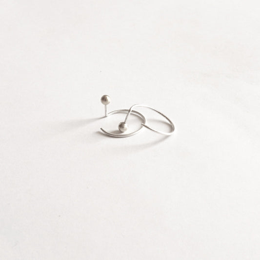 Make A Statement! Chic and Well-Designed Ball Jacket Threader Earrings - 0225 - Virginia Wynne Designs