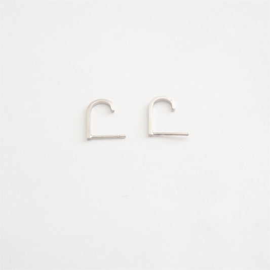 Contemporary and Distinctive - Hand-Crafted Square Suspender Earrings - 0229 - Virginia Wynne Designs