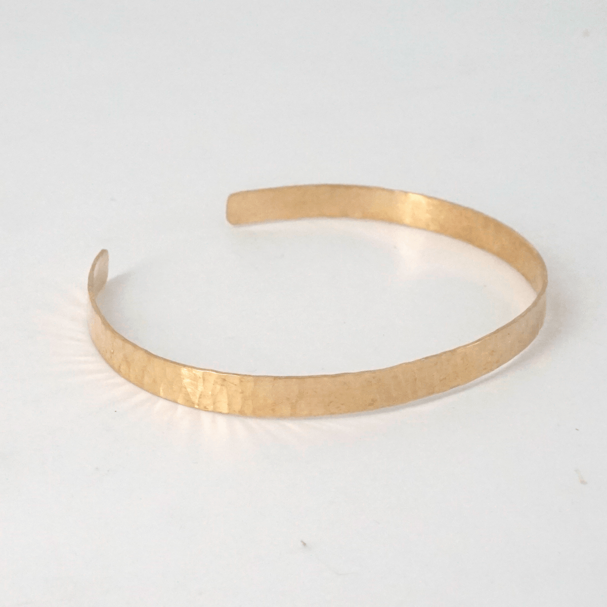 5mm Thin Flat Cuff Bracelet - Textured & Polished Options 0354