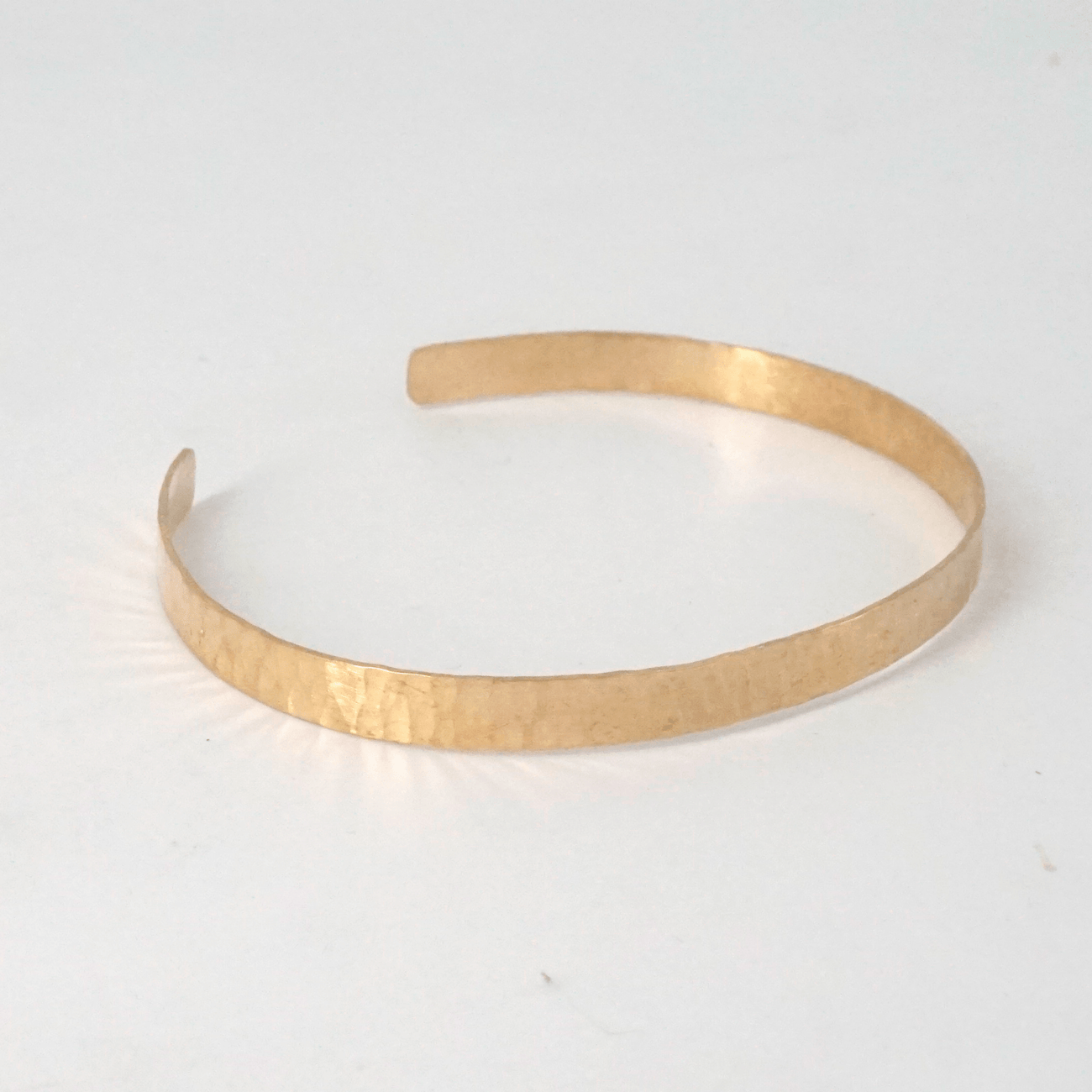 5mm Thin Flat Cuff Bracelet - Textured & Polished Options 0354