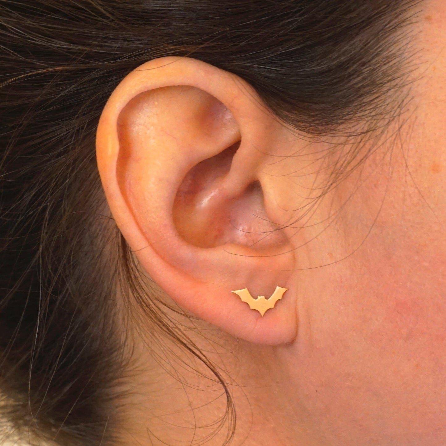Bat Stud Earrings H002 - Virginia Wynne Designs