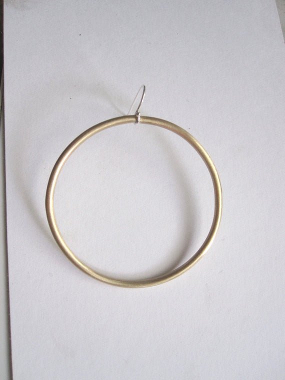 Classic and Elegant Open Handmade Hoop Earrings in Different Sizes - 0074 - Virginia Wynne Designs