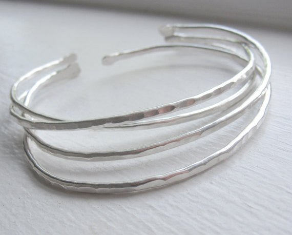 Classic Stacking Bracelets! Affordable Hand-Made Adjustable Boho Bangle Bracelets - 0079 - Virginia Wynne Designs