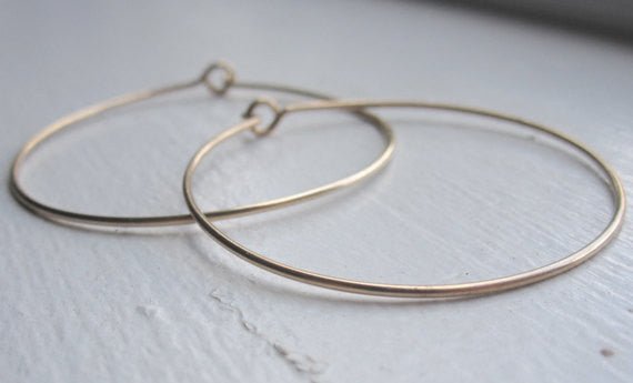 Distinctive BoHo Hand-Made Simple Hoop Earrings - 0113 - Virginia Wynne Designs