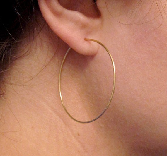 Distinctive BoHo Hand-Made Simple Hoop Earrings - 0113 - Virginia Wynne Designs