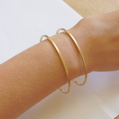 Unique and Beautiful Double T Square Hand-Made Cuff Bracelet - 0177 - Virginia Wynne Designs
