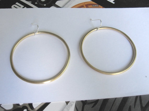 Classic and Elegant Open Handmade Hoop Earrings in Different Sizes - 0074 - Virginia Wynne Designs