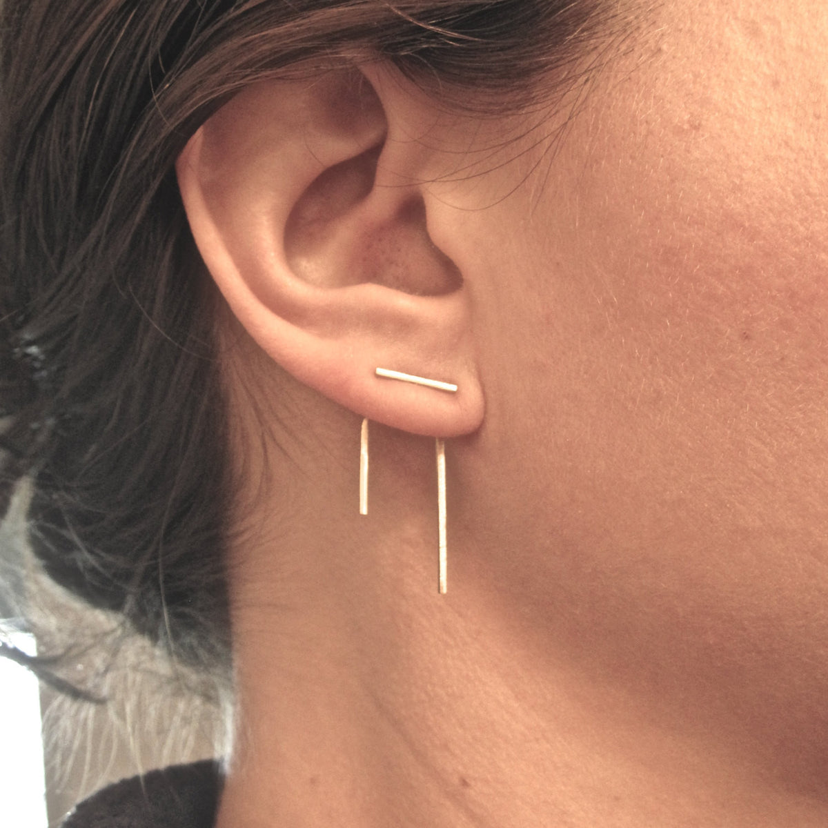 Gold Spike Ear Jackets - Front Back Earrings, Spike Ear Jackets,Double  Sided Earrings,Fan Earrings,Rivet Earrings,Edgy Earrings · Artisan  Community · Online Store Powered by Storenvy
