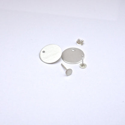 Chic Modern Hand-Made Circle Ear Jacket Stud Earrings - 0094 - Virginia Wynne Designs