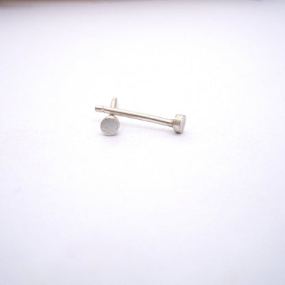 Elegant And Distinctive Hand-Made Circle Stud Earrings - 0139 - Virginia Wynne Designs