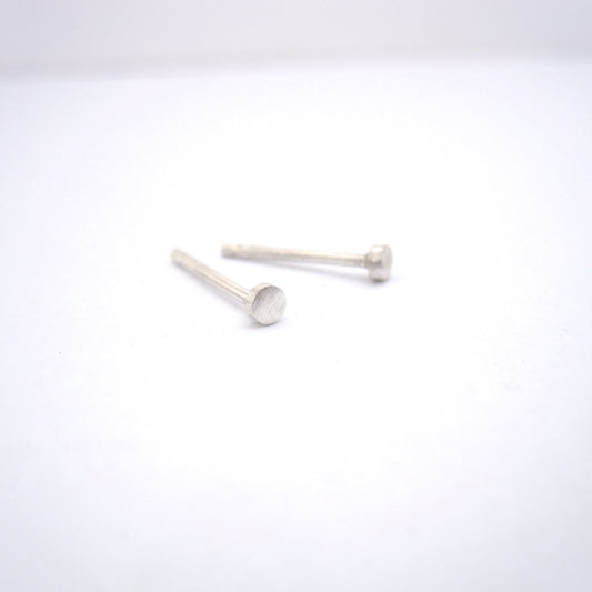 Elegant And Distinctive Hand-Made Circle Stud Earrings - 0139 - Virginia Wynne Designs