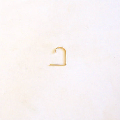 Modern and Minimalist Thin Rounded Suspender Stud Earrings - 0212 - Virginia Wynne Designs