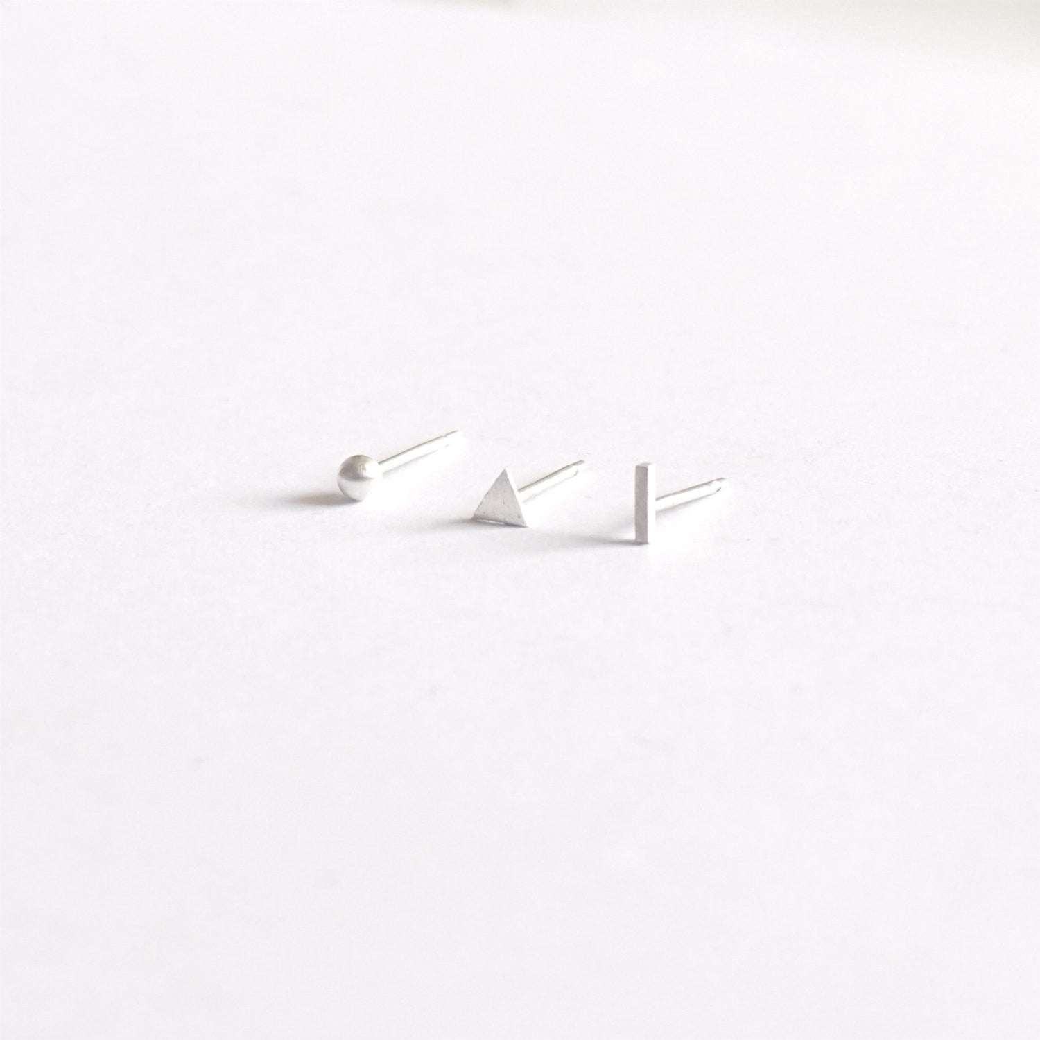Distinctive and Well Designed Mismatched Stud Earrings - 0219 - Virginia Wynne Designs