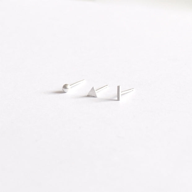 Distinctive and Well Designed Mismatched Stud Earrings - 0219 - Virginia Wynne Designs